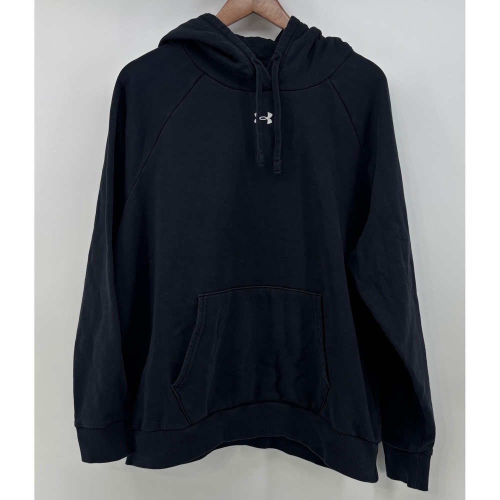 Under Armour Rival Fleece Hoodie Women's 2XL Black Pullover